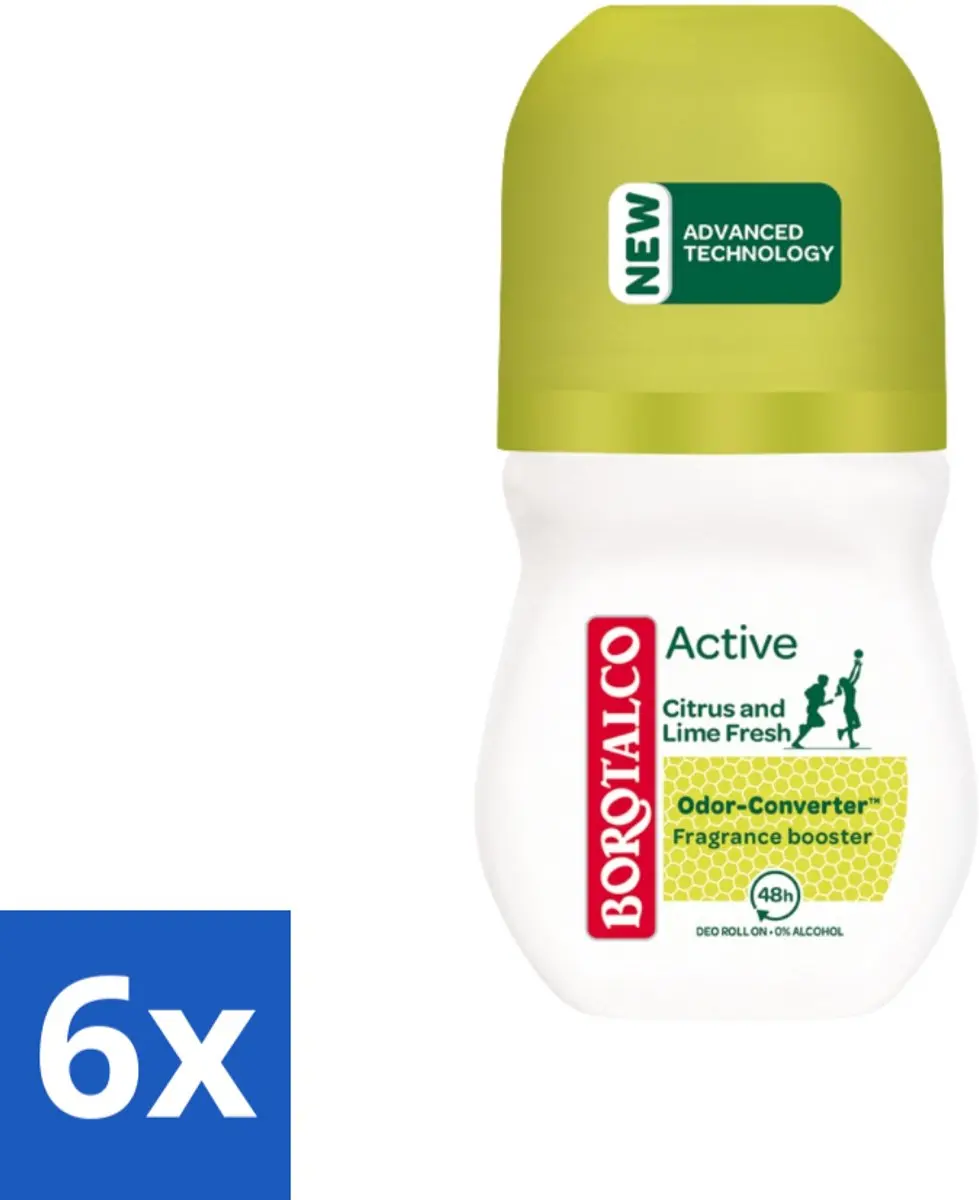 Borotalco Active Deodorant Roller Citrus & Lime Fresh 50ml