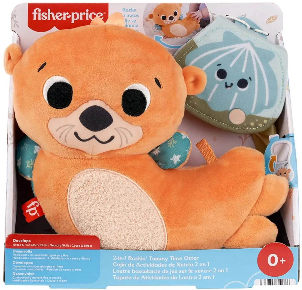 Fisher-Price 2-in-1 Schommelende Otter - Knuffel Multicolor