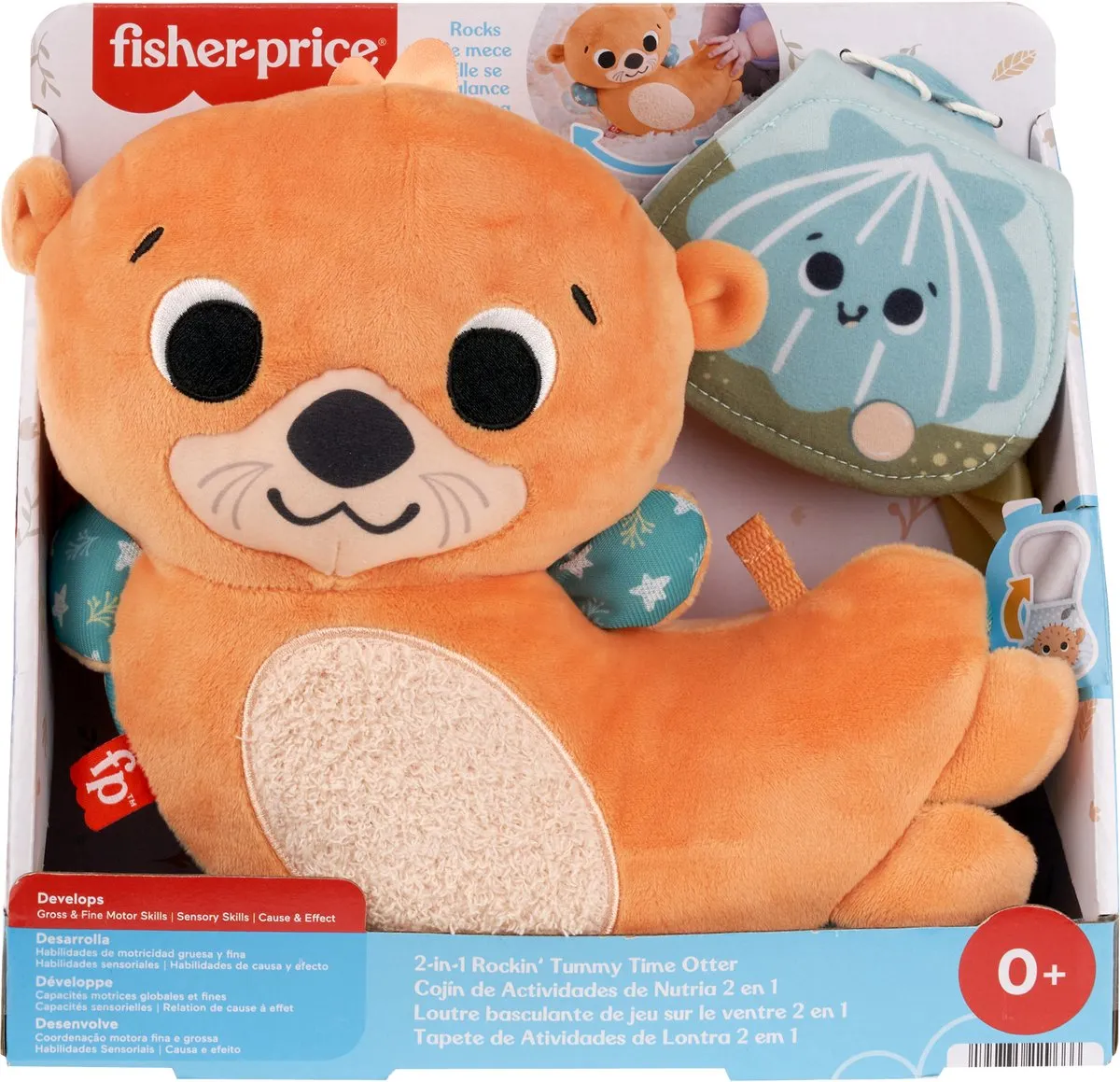 Fisher-Price 2-in-1 Schommelende Otter - Knuffel Multicolor