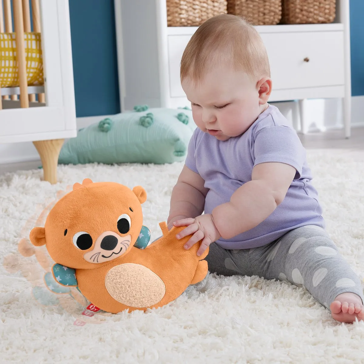 Fisher-Price 2-in-1 Schommelende Otter - Knuffel Multicolor