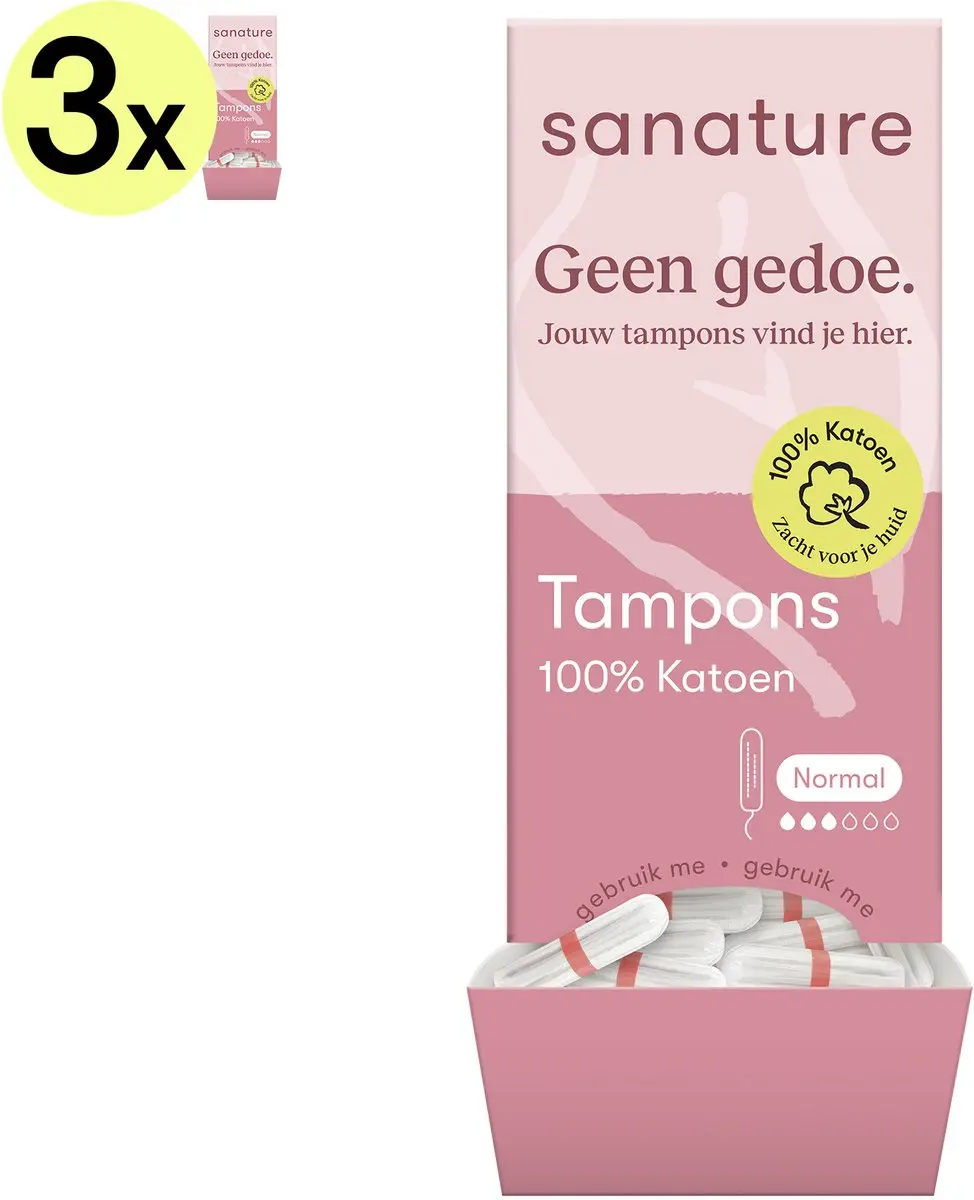 Sanature Katoenen Tampons Dispenser