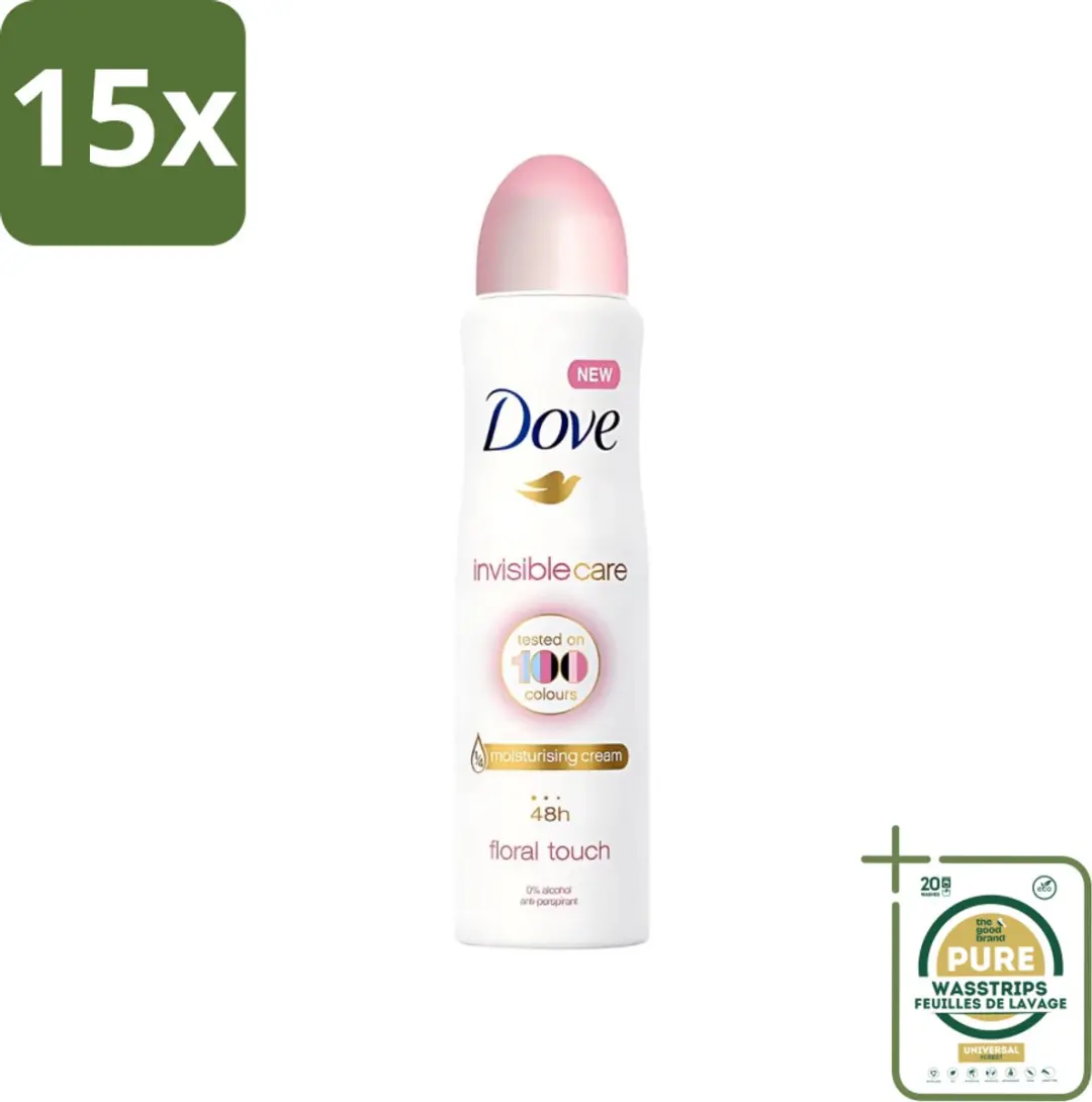Dove Invisible Care Deodorant Spray 250ml - 15 Stuks
