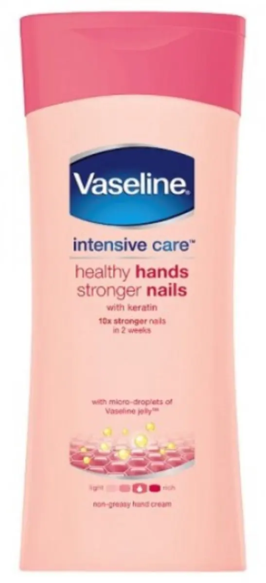 Vaseline Handcreme Healthy Hands & Stronger Nails 200ml - 15 Stuks