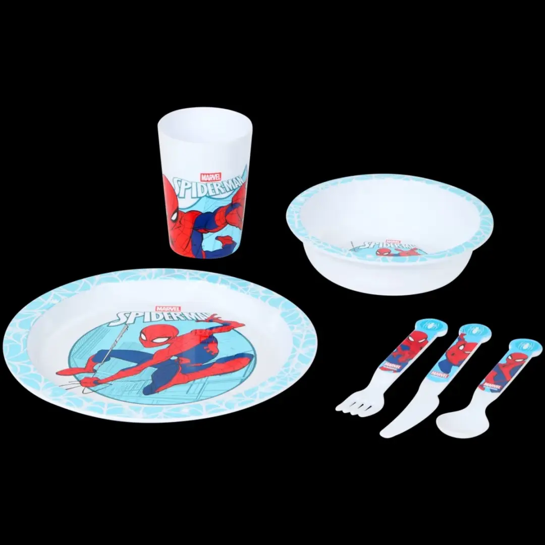 Disney Spider-Man Kinderservies 6-delig