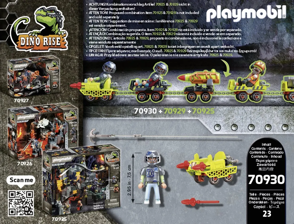 Playmobil Dino Rise Mijncruiser 70930 - Multicolor - afbeelding 6 van 6