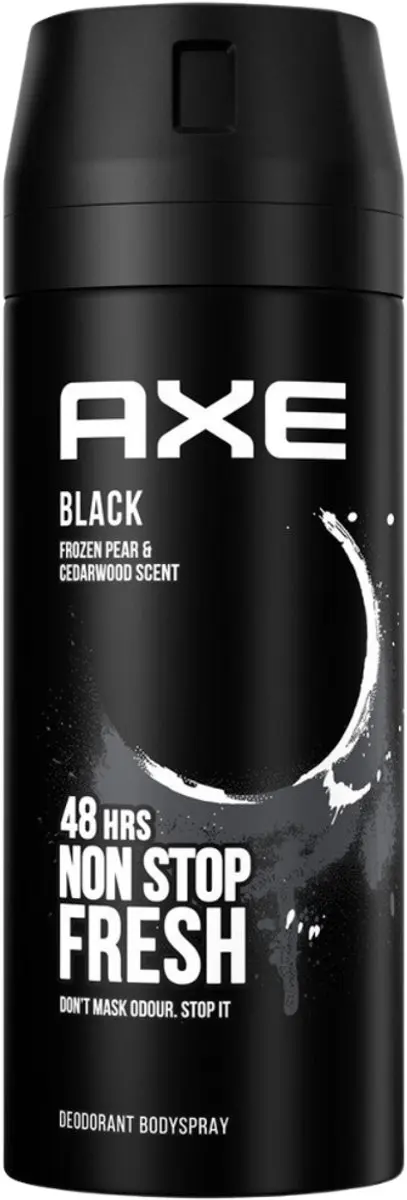 Axe Deodorant Bodyspray Black Frozen Pear & Cedarwood 150ml - 20 Stuks