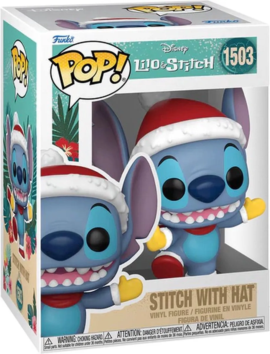 Funko Pop! Stitch met Hoed - Lilo & Stitch - 9cm