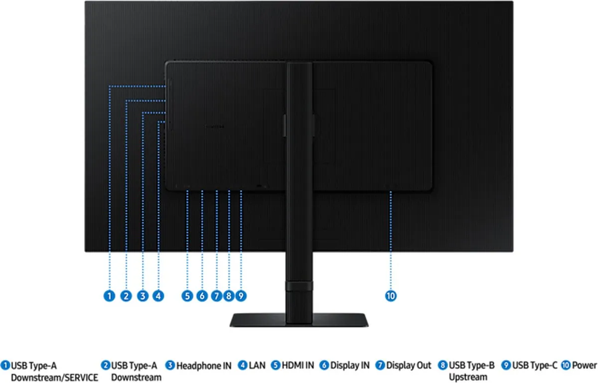 Samsung ViewFinity LS32D600UAUXEN Monitor 32" - QHD IPS - USB-C 90W