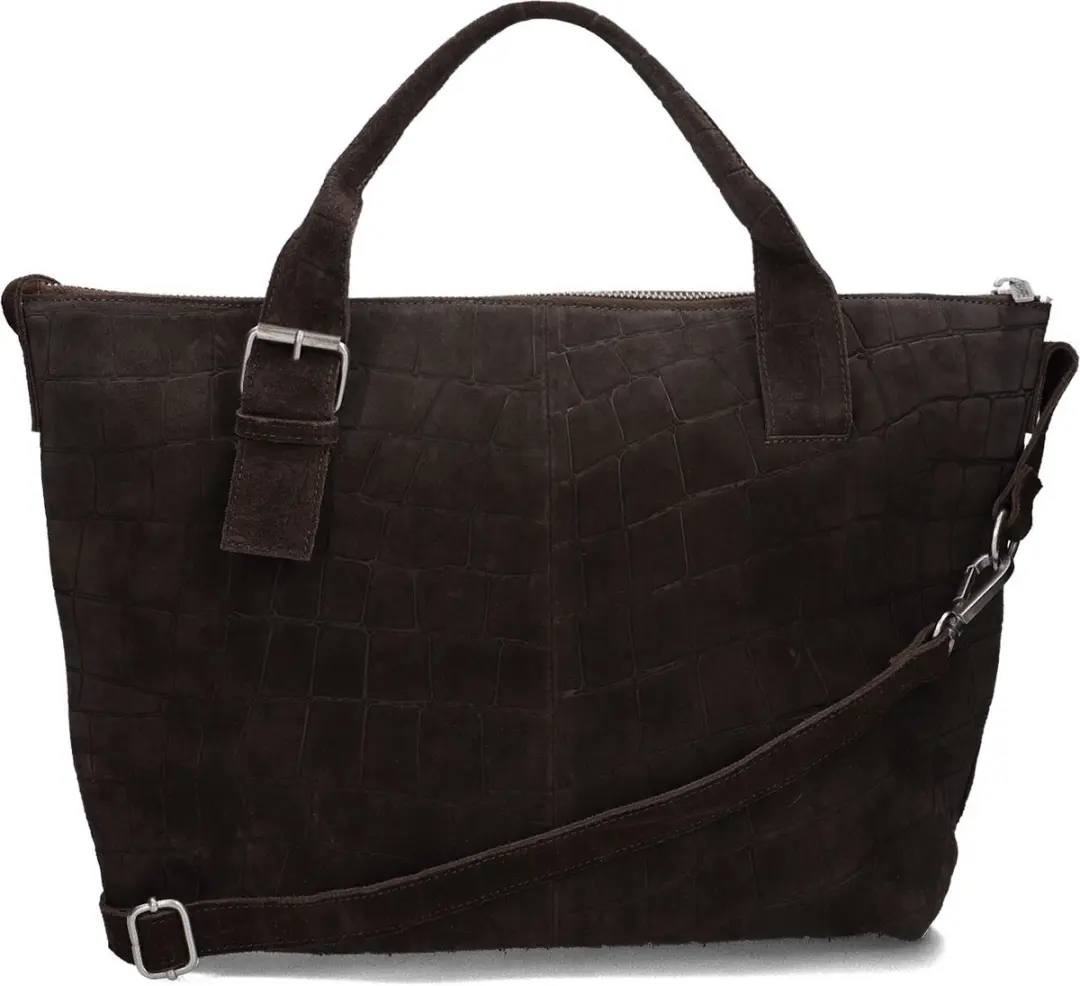 Shabbies Essie Laptop Handbag SH003000261W - 15 inch - Bruin