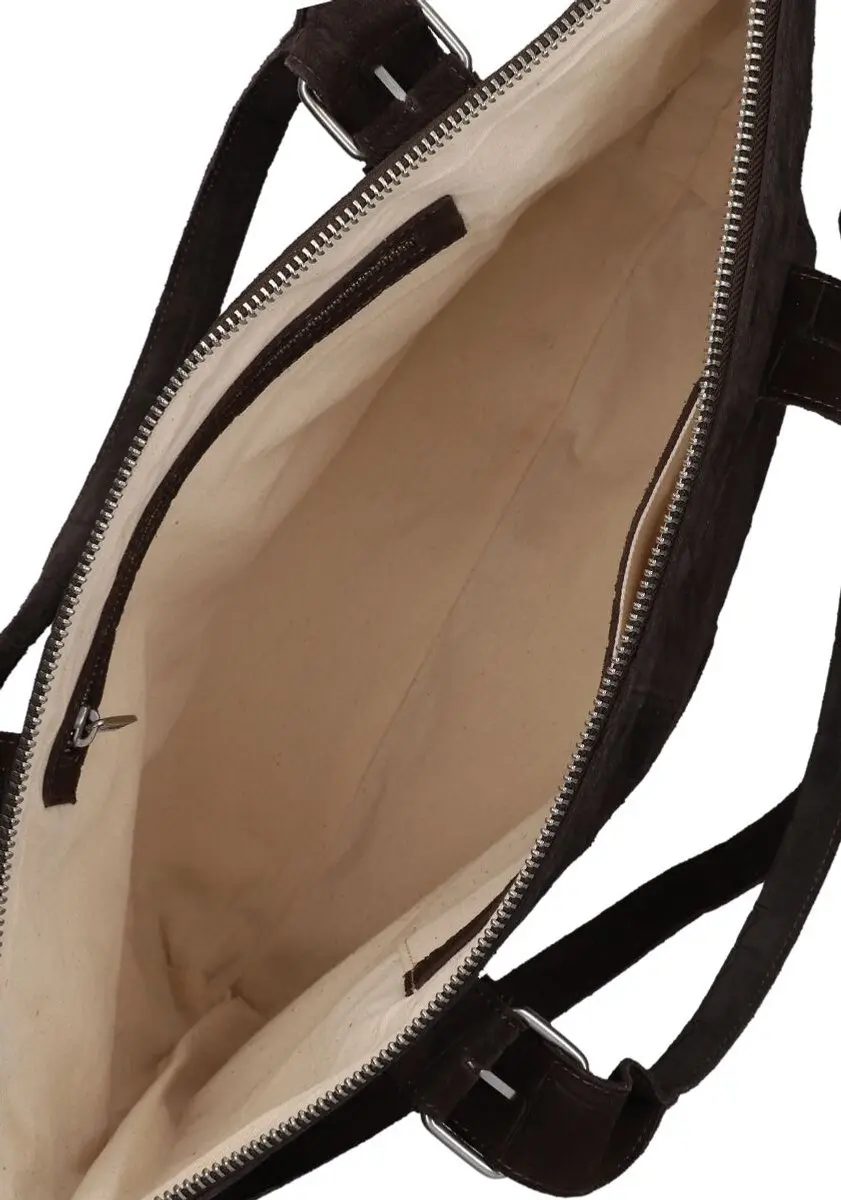 Shabbies Essie Laptop Handbag SH003000261W - 15 inch - Bruin