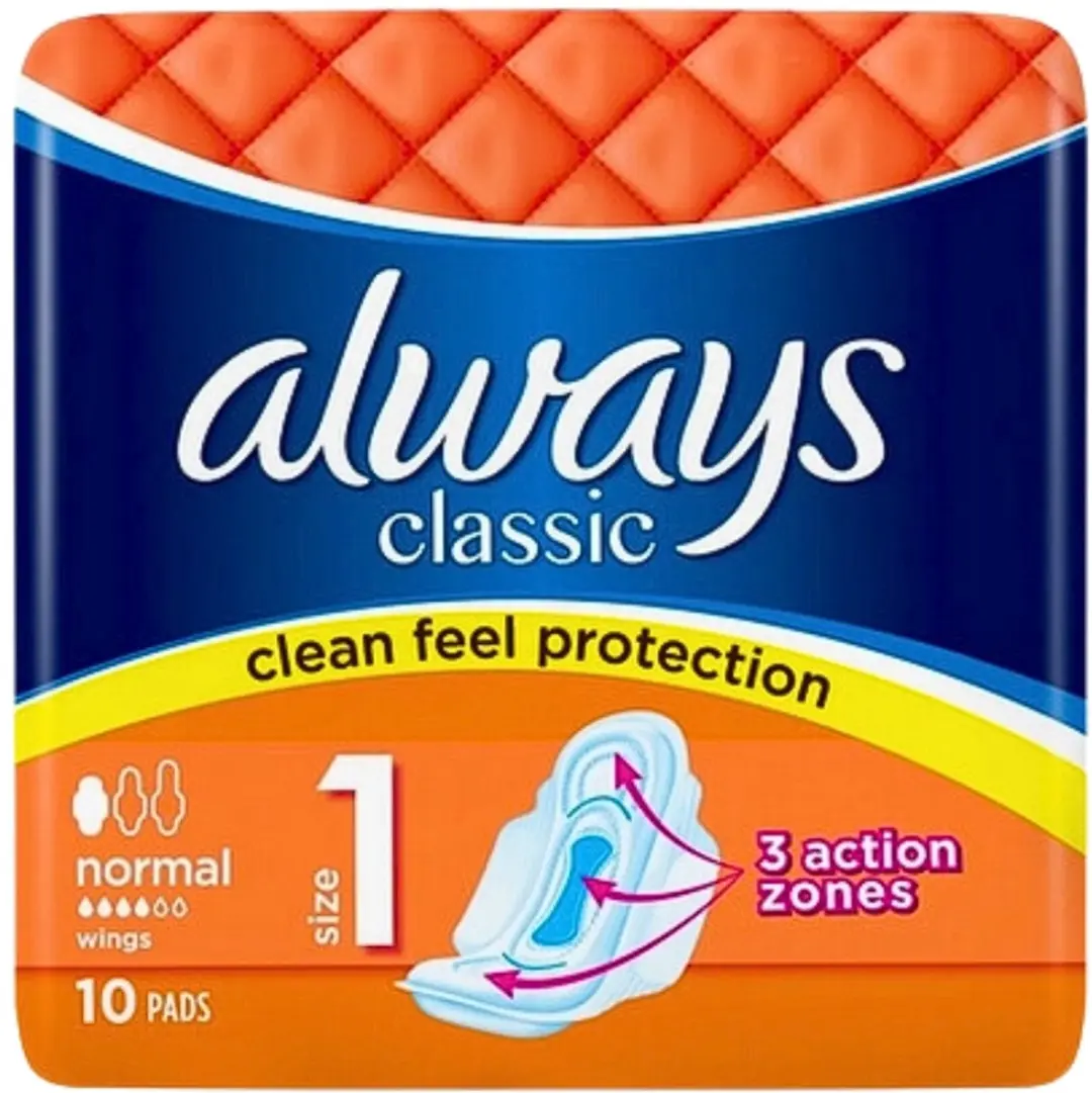 Always Classic Maandverband Normaal met Vleugels - 15 Stuks