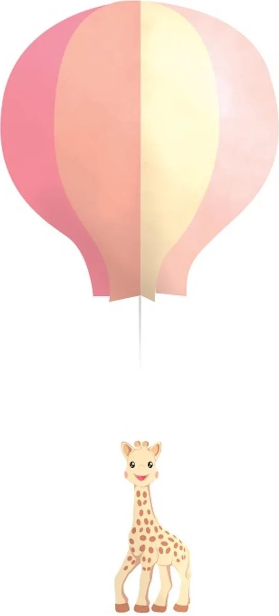 Sophie de Giraf Decoratie Set Babyshower - 14 Stuks - Blauw/Roze/Geel/Oranje/Grijs