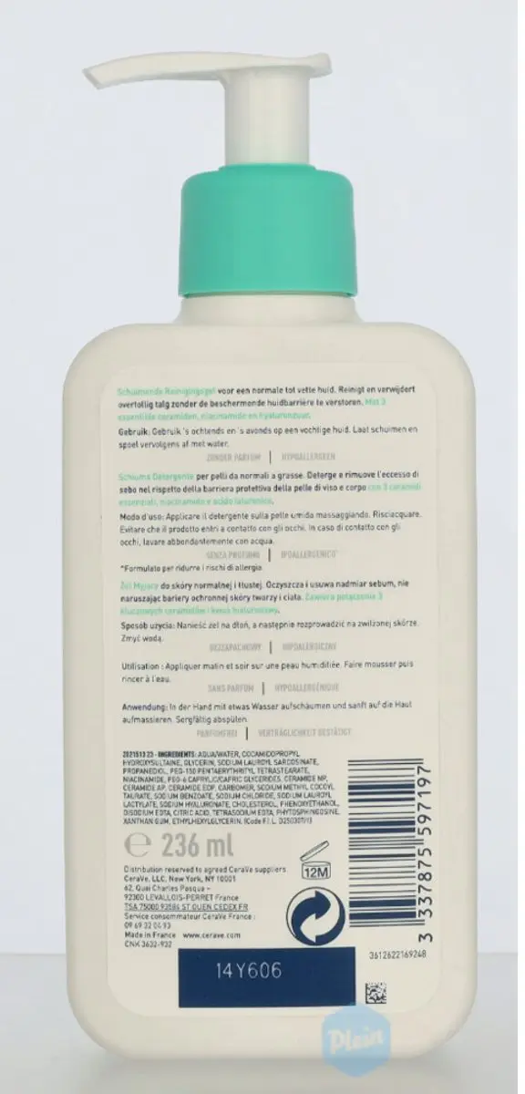 CeraVe Schuimende Reinigingsgel 3x236ml