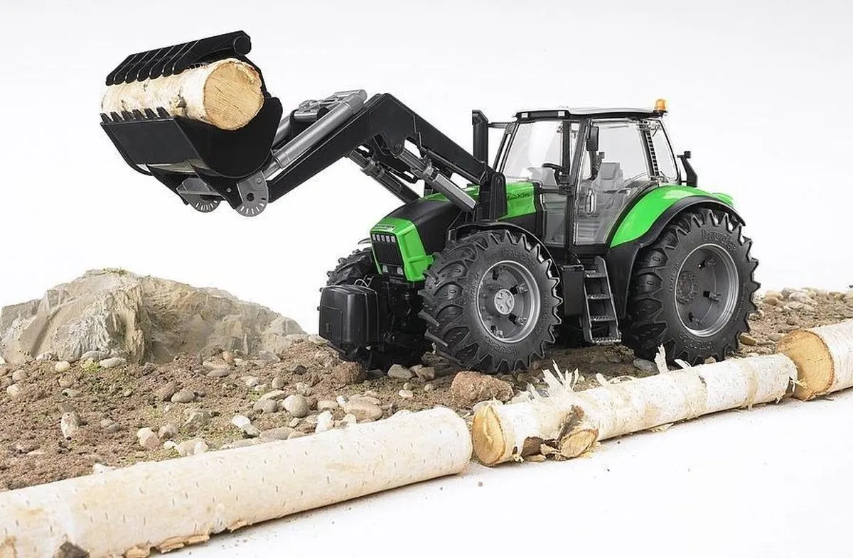 Bruder 3081 Deutz Agrotron X720 met Voorlader - Groen