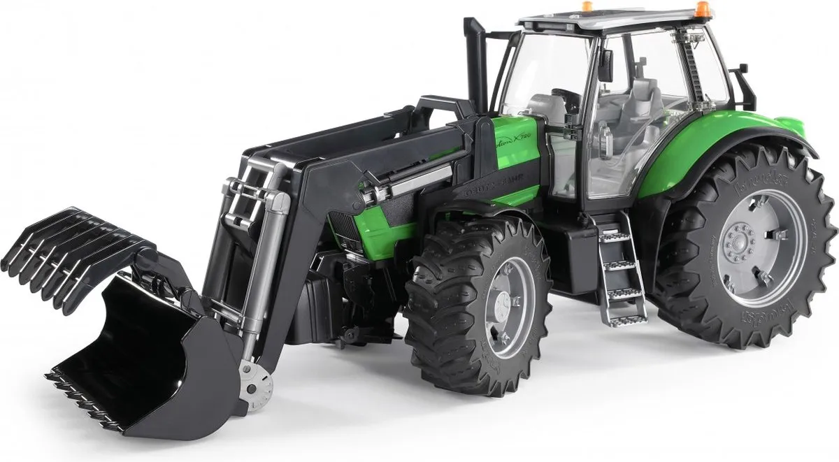 Bruder 3081 Deutz Agrotron X720 met Voorlader - Groen