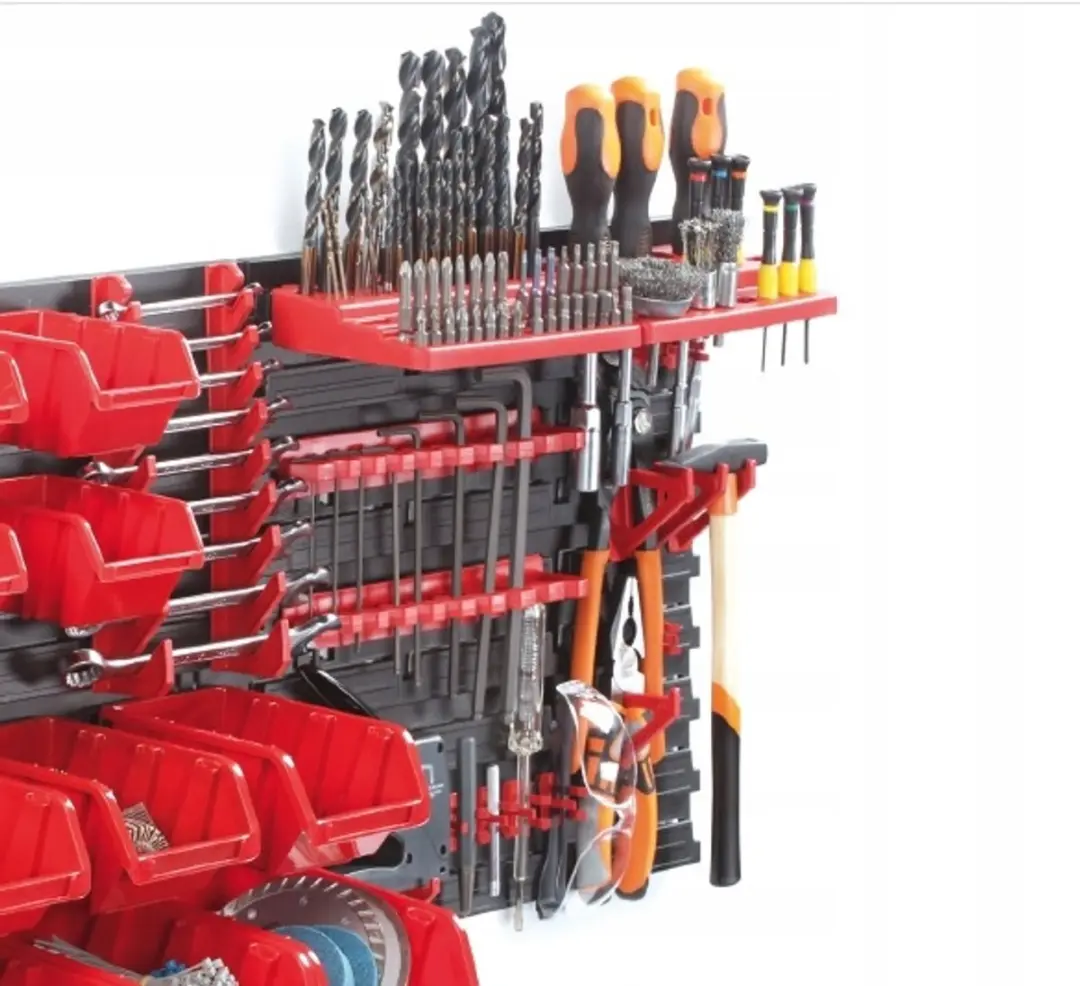 Prosperplast IZW2 Gereedschaps Hakenset 20 Stuks - Rood