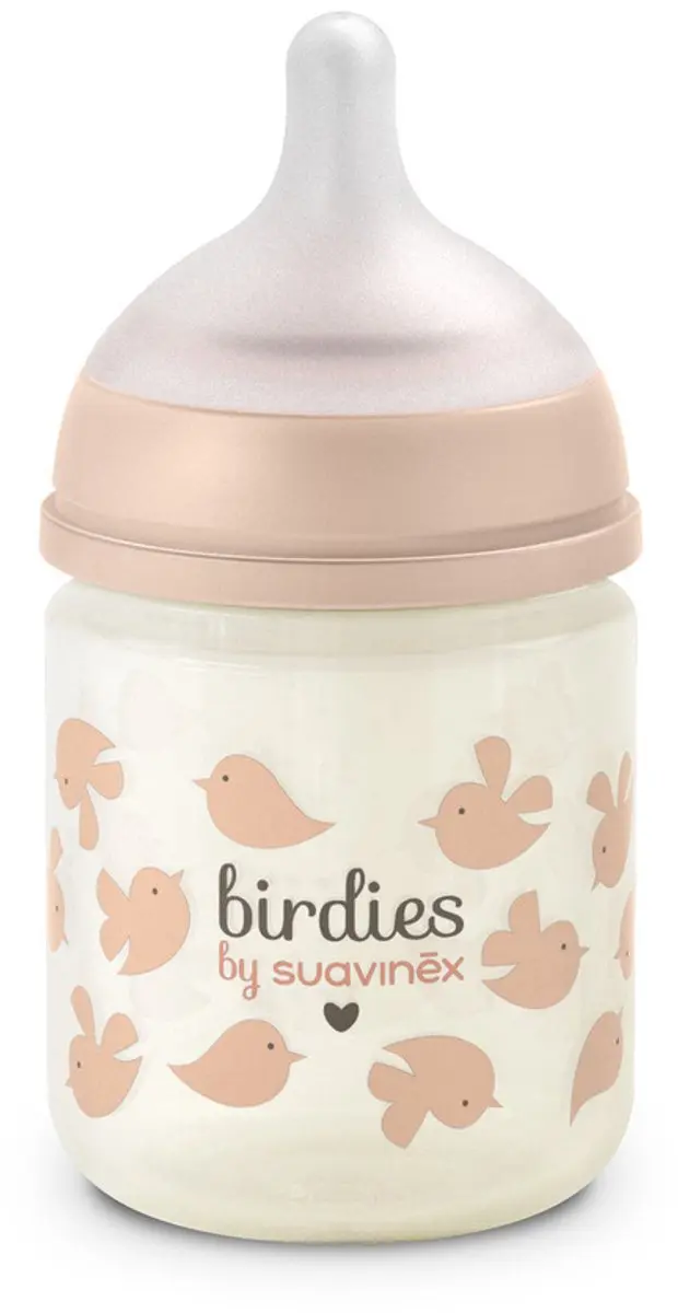 Suavinex Birdies Glazen Babyfles 120ml