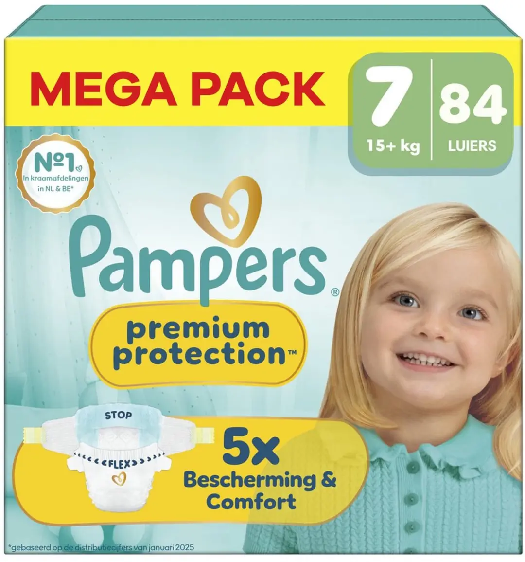 Pampers Premium Protection Maat 7