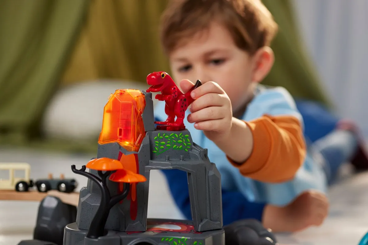Ravensburger BRIO World Dinosaurussen Vulkaanuitbarsting Set - Meerkleurig