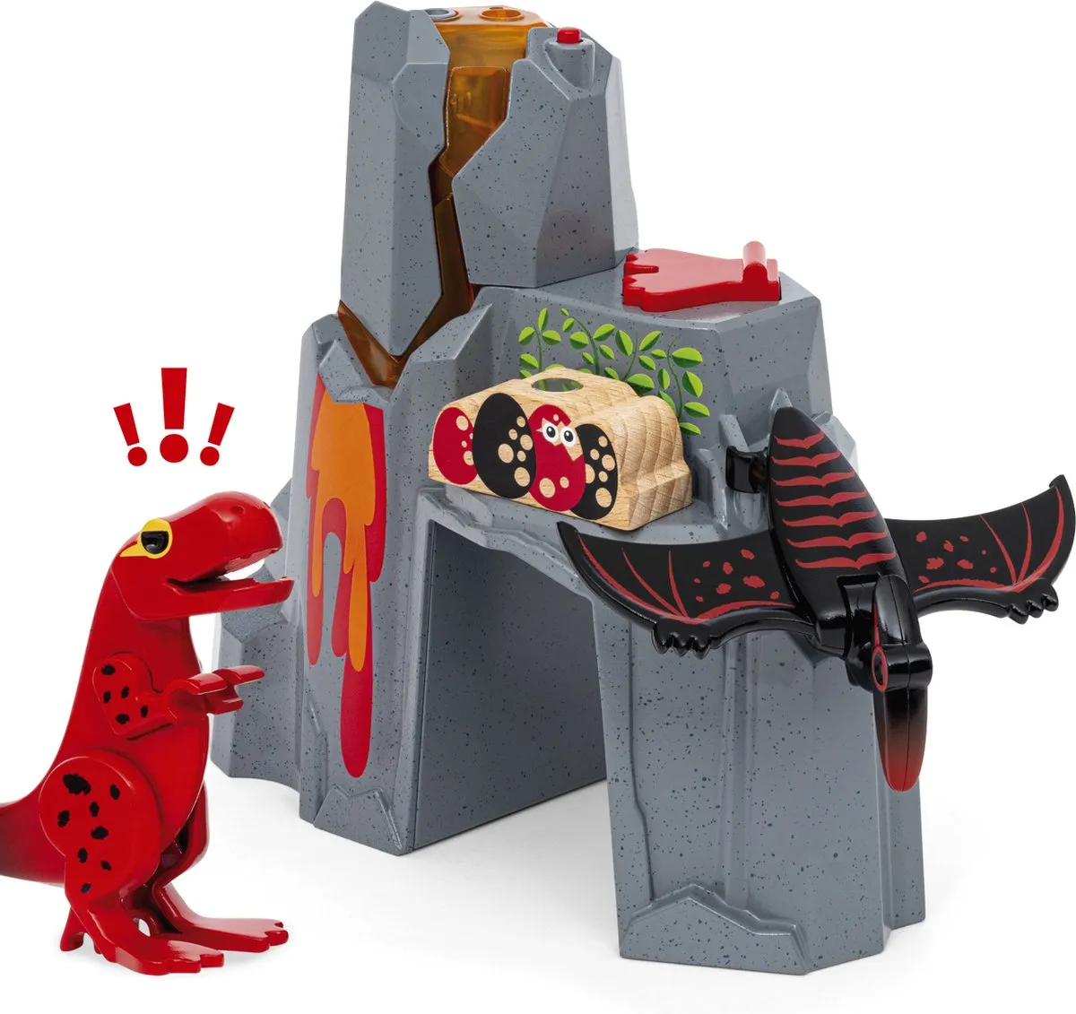 Ravensburger BRIO World Dinosaurussen Vulkaanuitbarsting Set - Meerkleurig - afbeelding 6 van 6