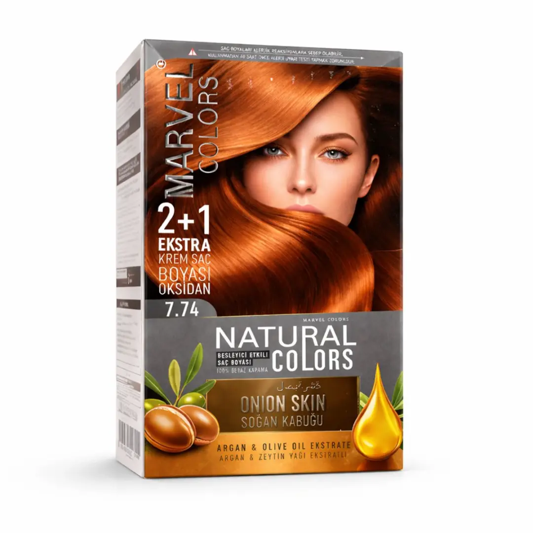 Marvel Natural Colors 7.74 Uienschil Haarverf Permanent