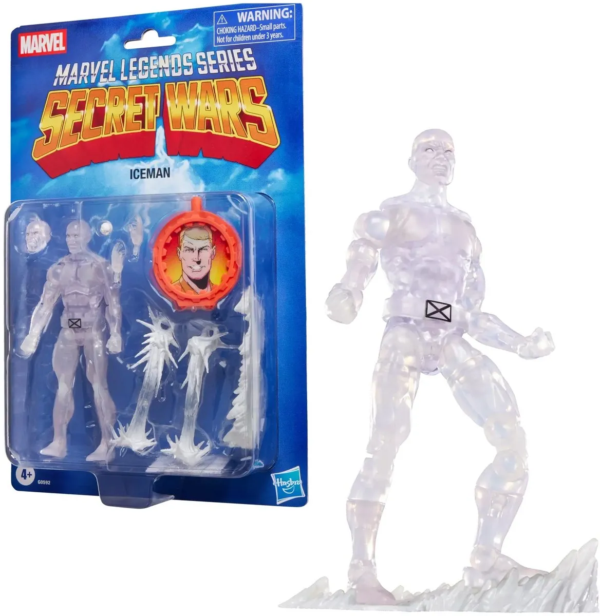 Hasbro Marvel Legends Secret Wars Iceman Action Figure 15cm - Multi