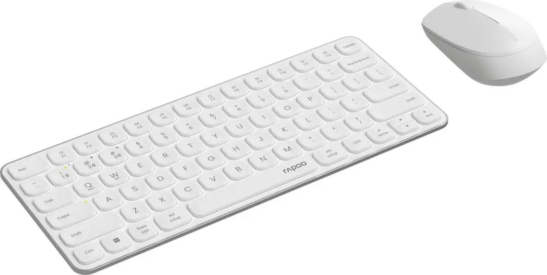 Rapoo 9010M Combo Set - Toetsenbord + Muis - 78 Toetsen - Wit