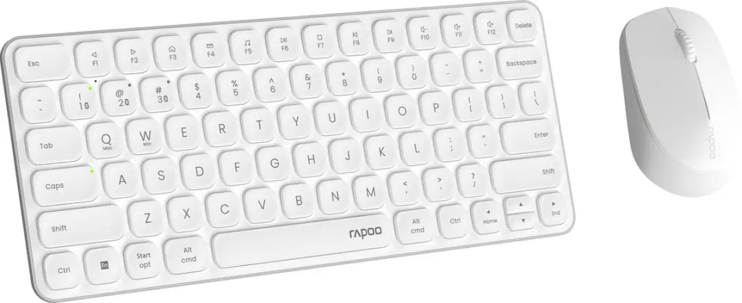 Rapoo 9010M Combo Set - Toetsenbord + Muis - 78 Toetsen - Wit