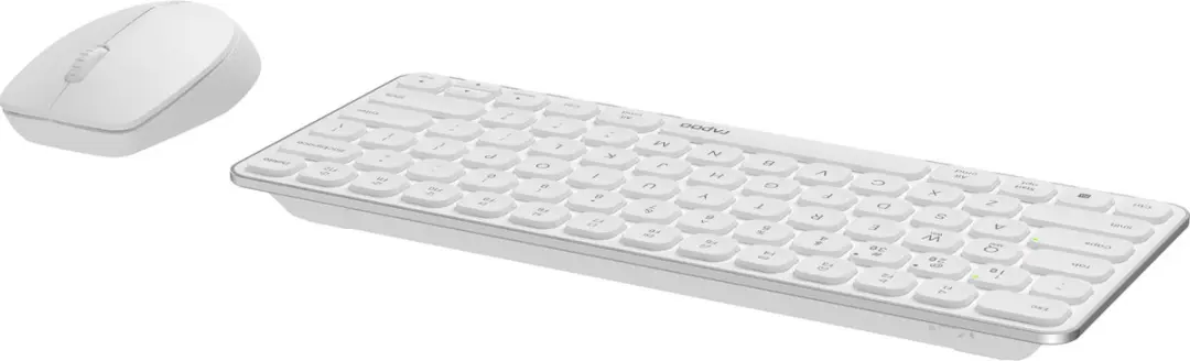 Rapoo 9010M Combo Set - Toetsenbord + Muis - 78 Toetsen - Wit