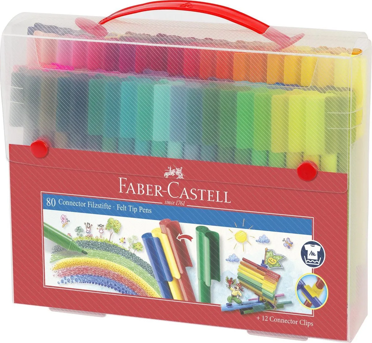 Faber-Castell Connector Viltstiften 80 Stuks
