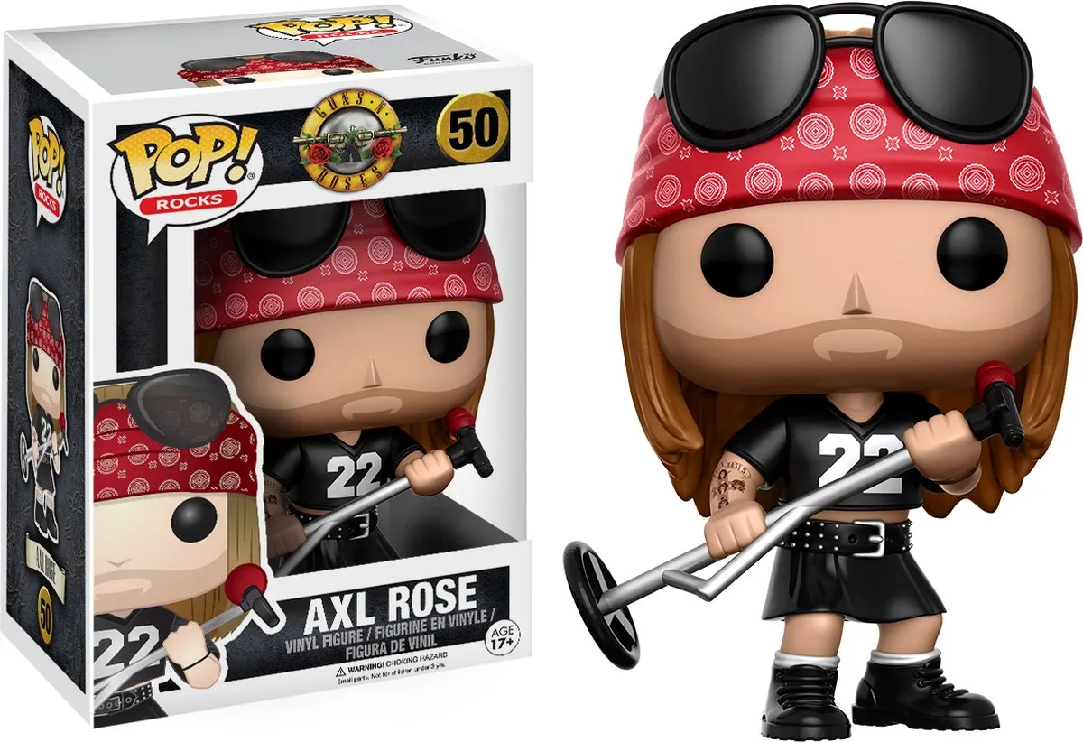 Funko Pop! ROCKS Guns 'N' Roses Axl Rose #50 - Veelkleurig