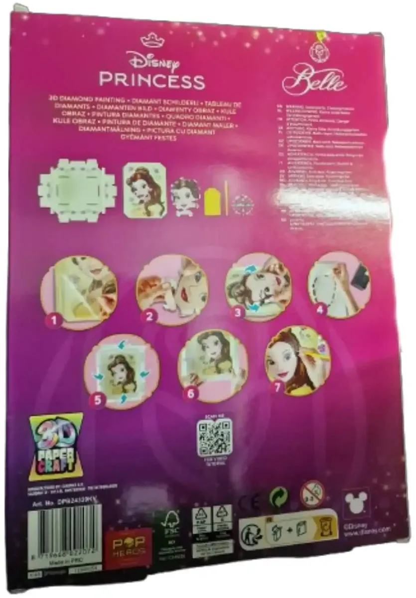 Disney Princess Belle Diamond Painting Klein - Divers