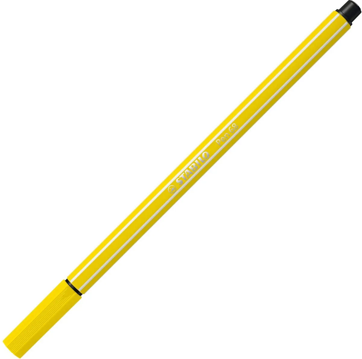 STABILO Pen 68 Premium Viltstift - Citroengeel