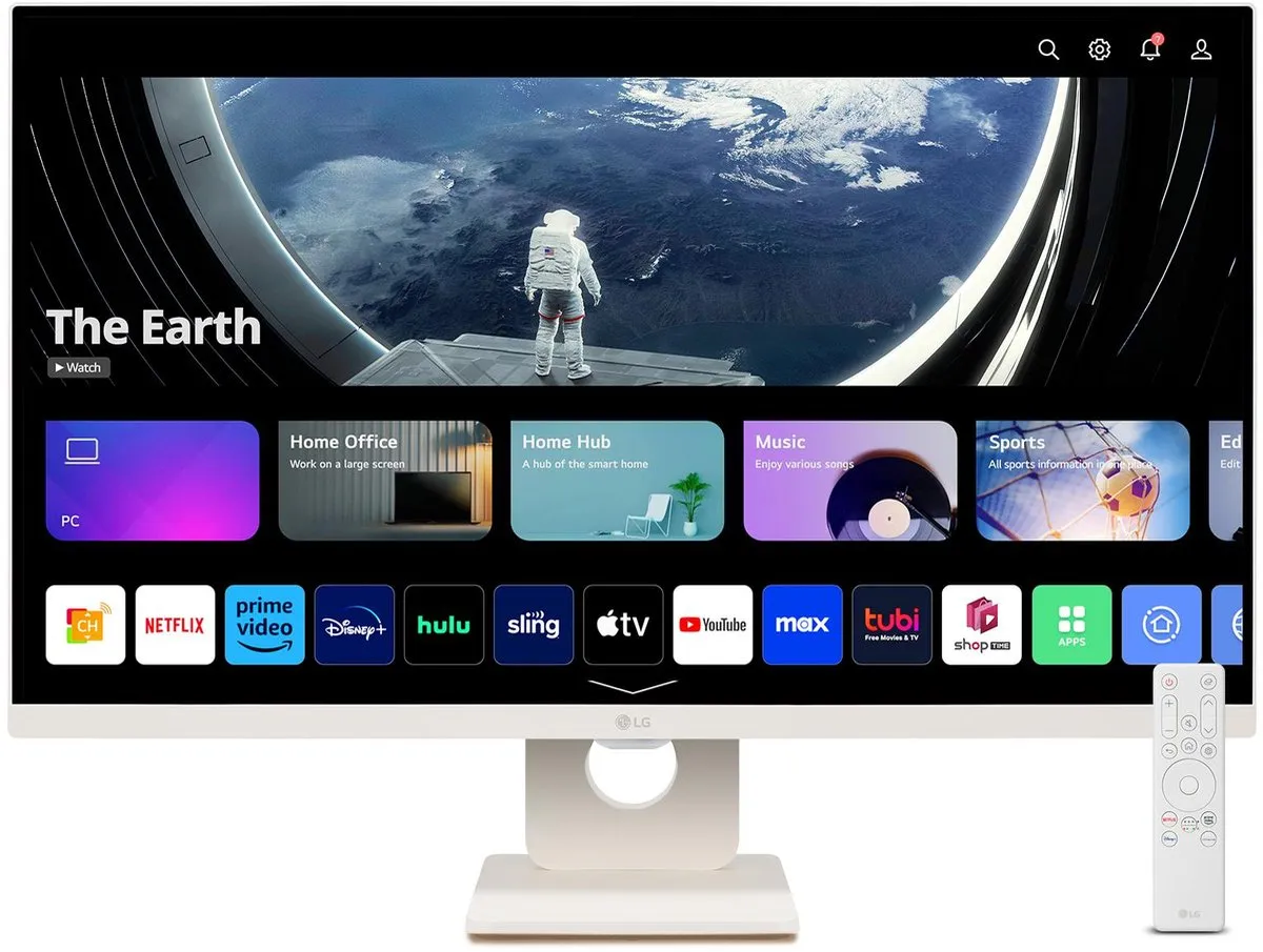 LG MyView Smart 27U511SA-W Monitor 27"