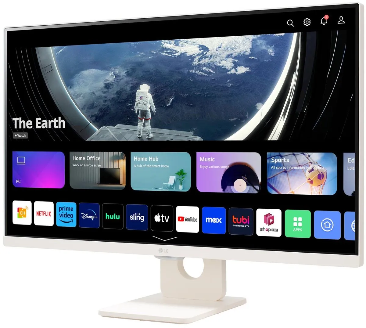 LG MyView Smart 27U511SA-W Monitor 27" - Full HD IPS - WebOS - afbeelding 6 van 6