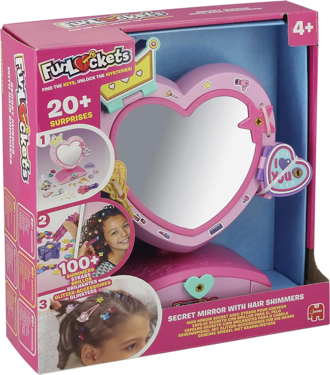 Jumbo FunLockets Geheime Spiegel Haaraccessoires