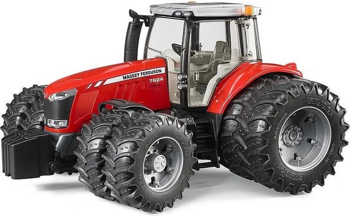 Bruder Massey Ferguson 7624 Tractor 3046 - Rood/Zwart