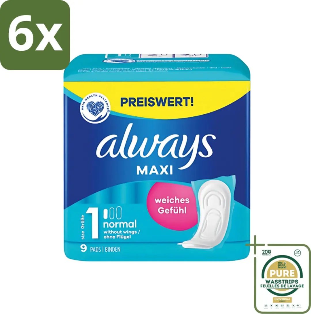 Always Maxi Maandverband Maat 1 Normal