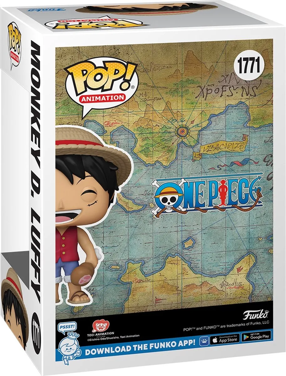 Funko Pop! Monkey D. Luffy One Piece Figuur 9,5cm
