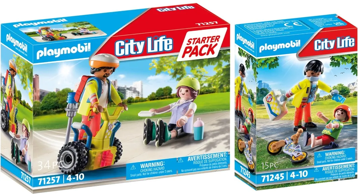 Playmobil Verpleegkundige & Starterpack Rescue 2-delig