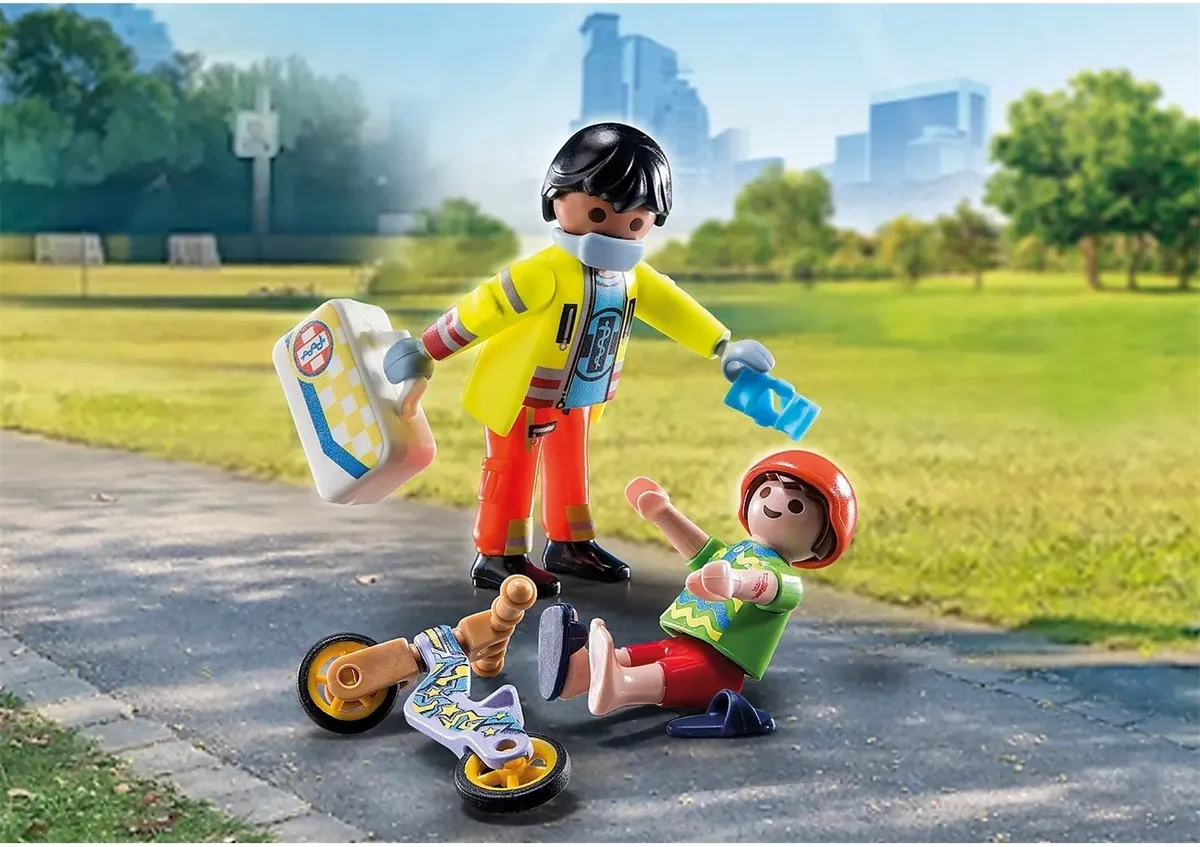 Playmobil Verpleegkundige & Starterpack Rescue 2-delig - Multicolor - afbeelding 4 van 5