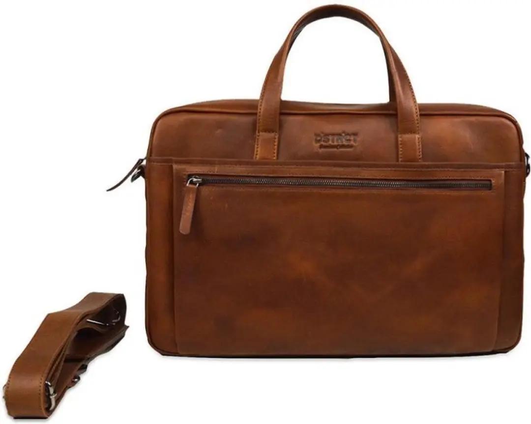 DSTRCT Premium Collection Laptoptas 15,6" - Cognac - MPN 230130.30