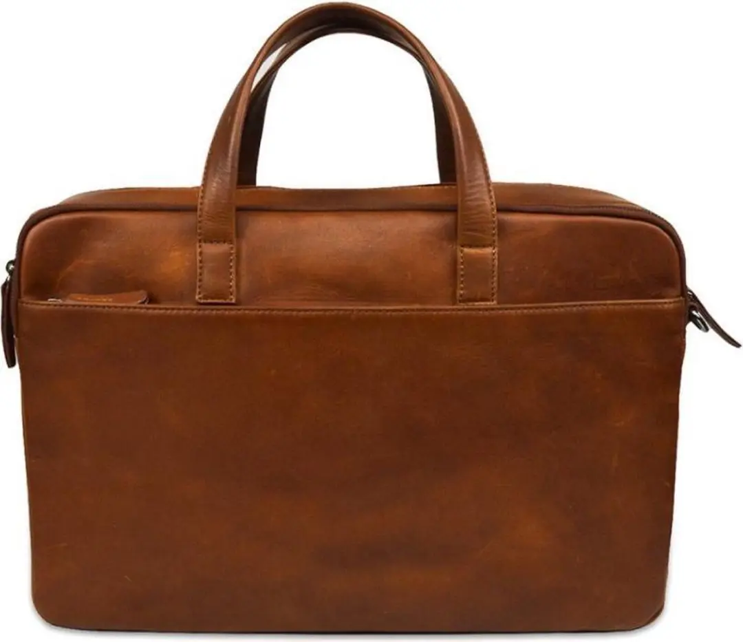 DSTRCT Premium Collection Laptoptas 15,6" - Cognac - MPN 230130.30 - afbeelding 6 van 6