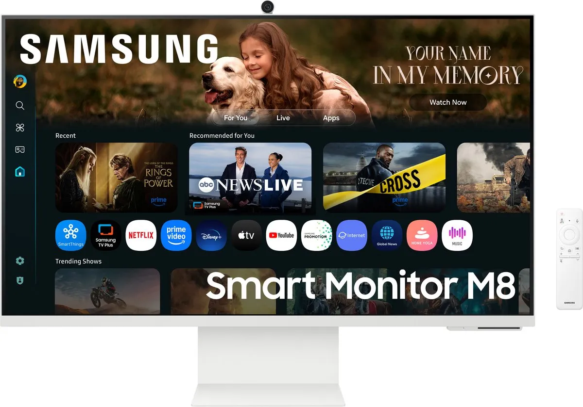 Samsung M8 M80F Smart Monitor 32" - Vision AI - Wit