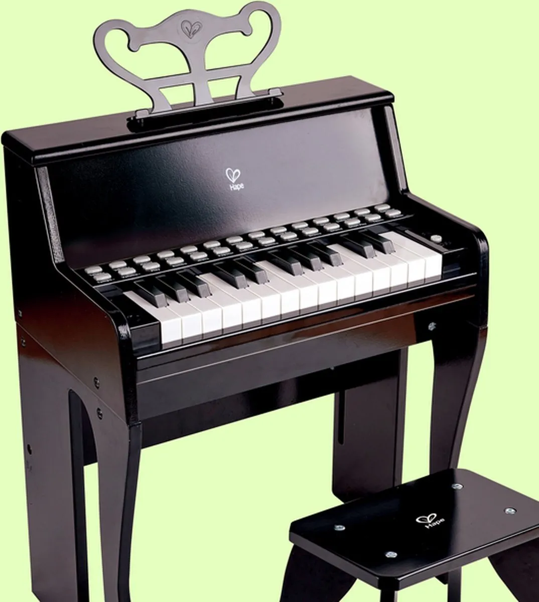 Hape Leuchttasten-Piano met Krukje