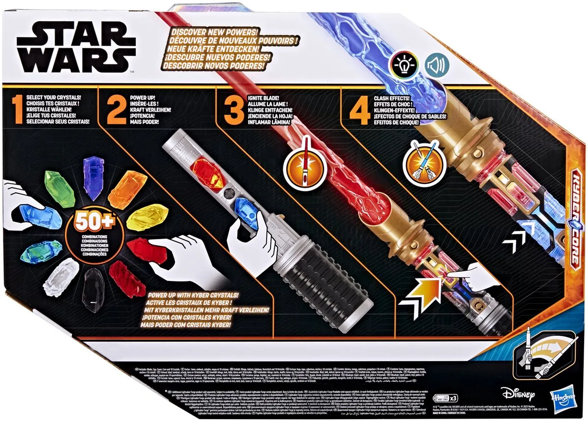 Hasbro Star Wars Crystal Combiner Lightsaber - G07275GA - Multicolor