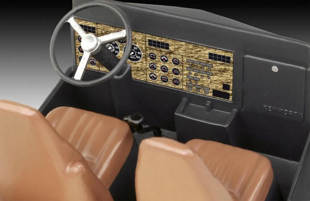 Revell Kenworth T600 1:32 Modelbouwpakket - 61 Onderdelen - Groen/Beige