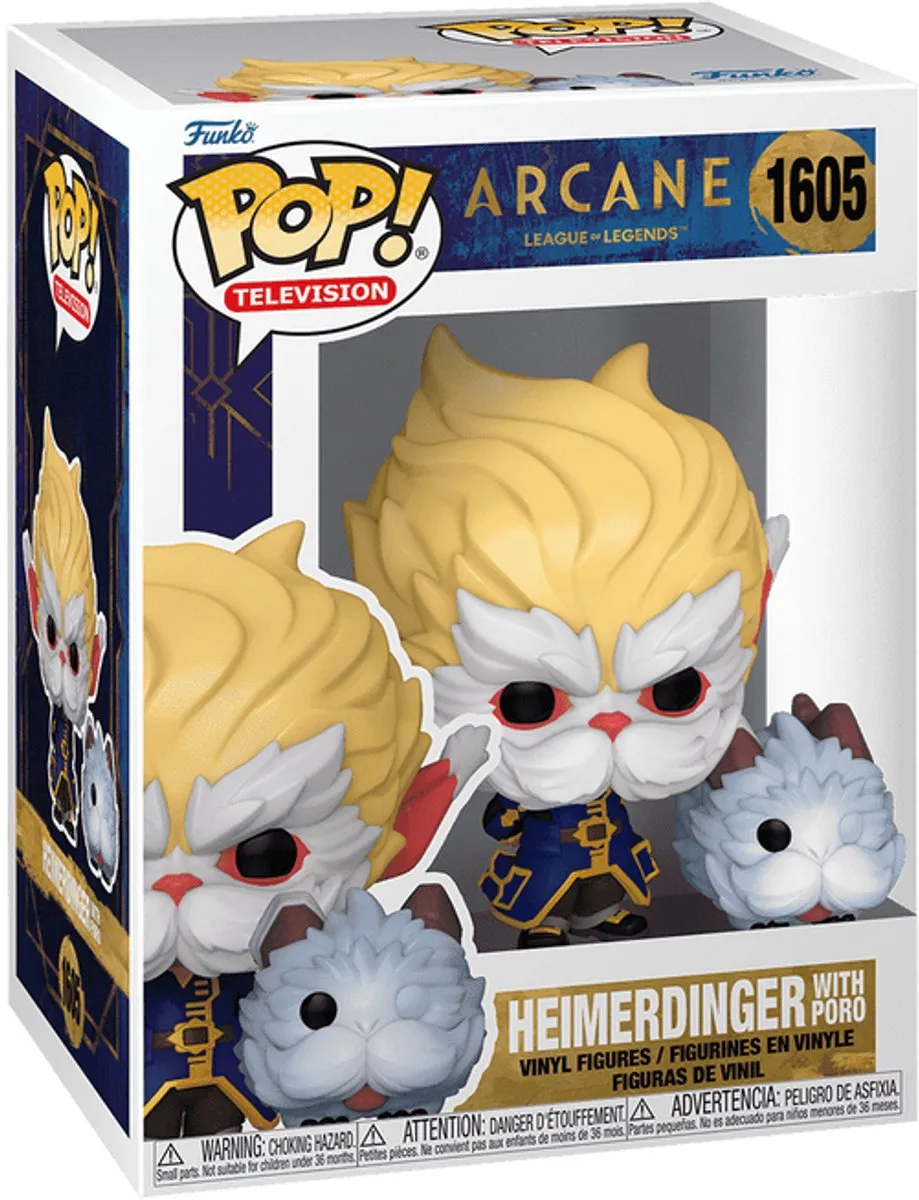Funko Pop! Arcane Heimerdinger Poro - TV #1605 - Multi