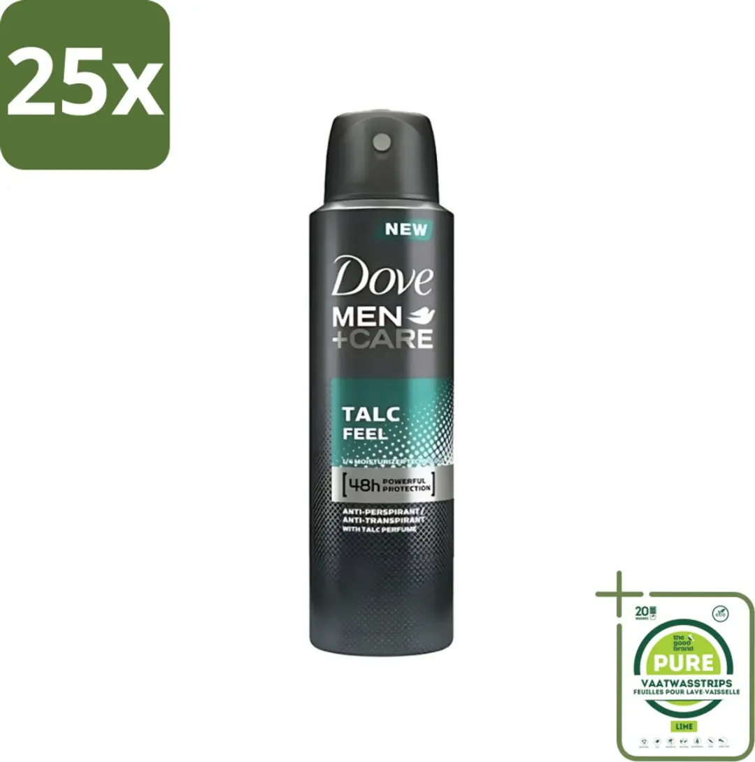 Dove Men+Care Deodorant Spray Talc Feel 150ml