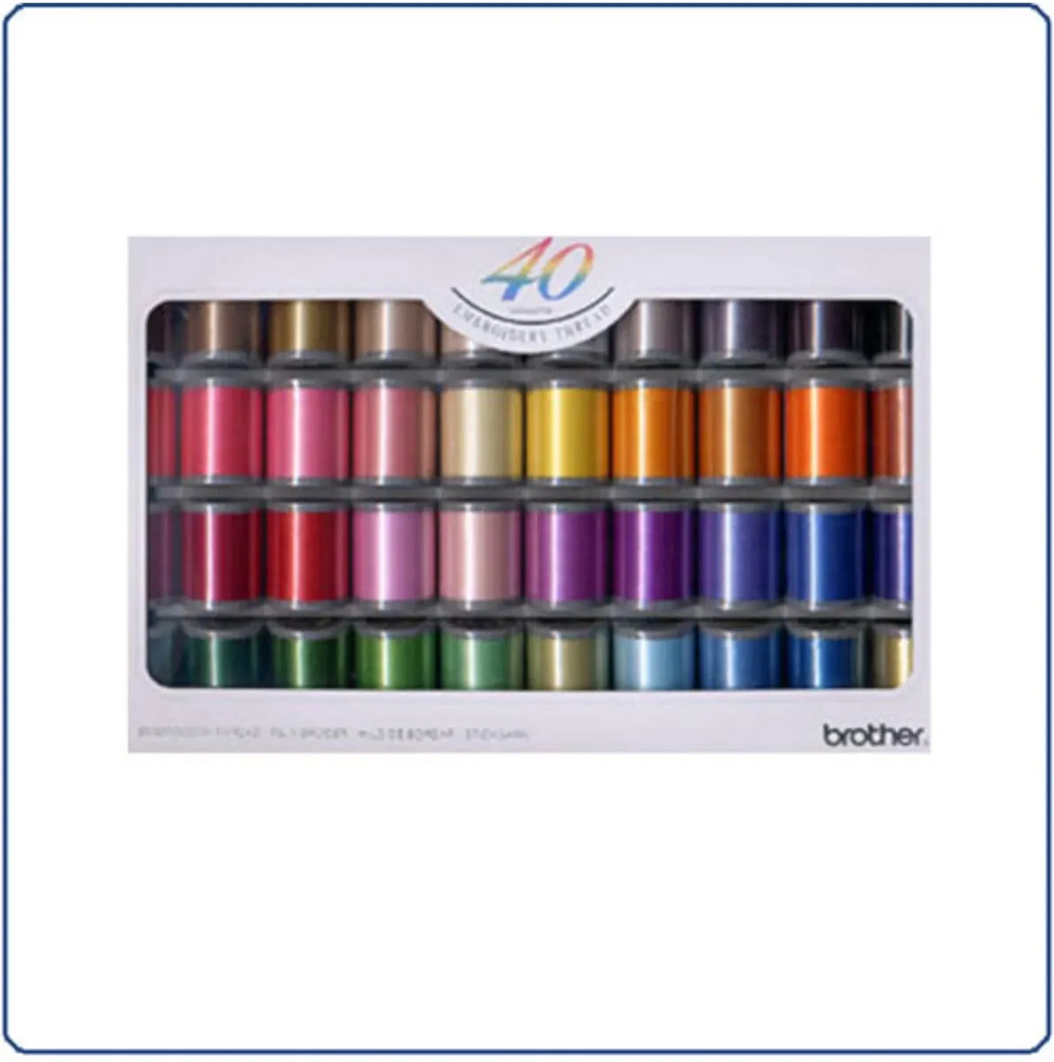Brother Borduurgarenset 40 Stuks - 40 Kleuren
